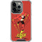 DC Comics The Flash Classic Action Pose Art iPhone 16 Pro Clear Case